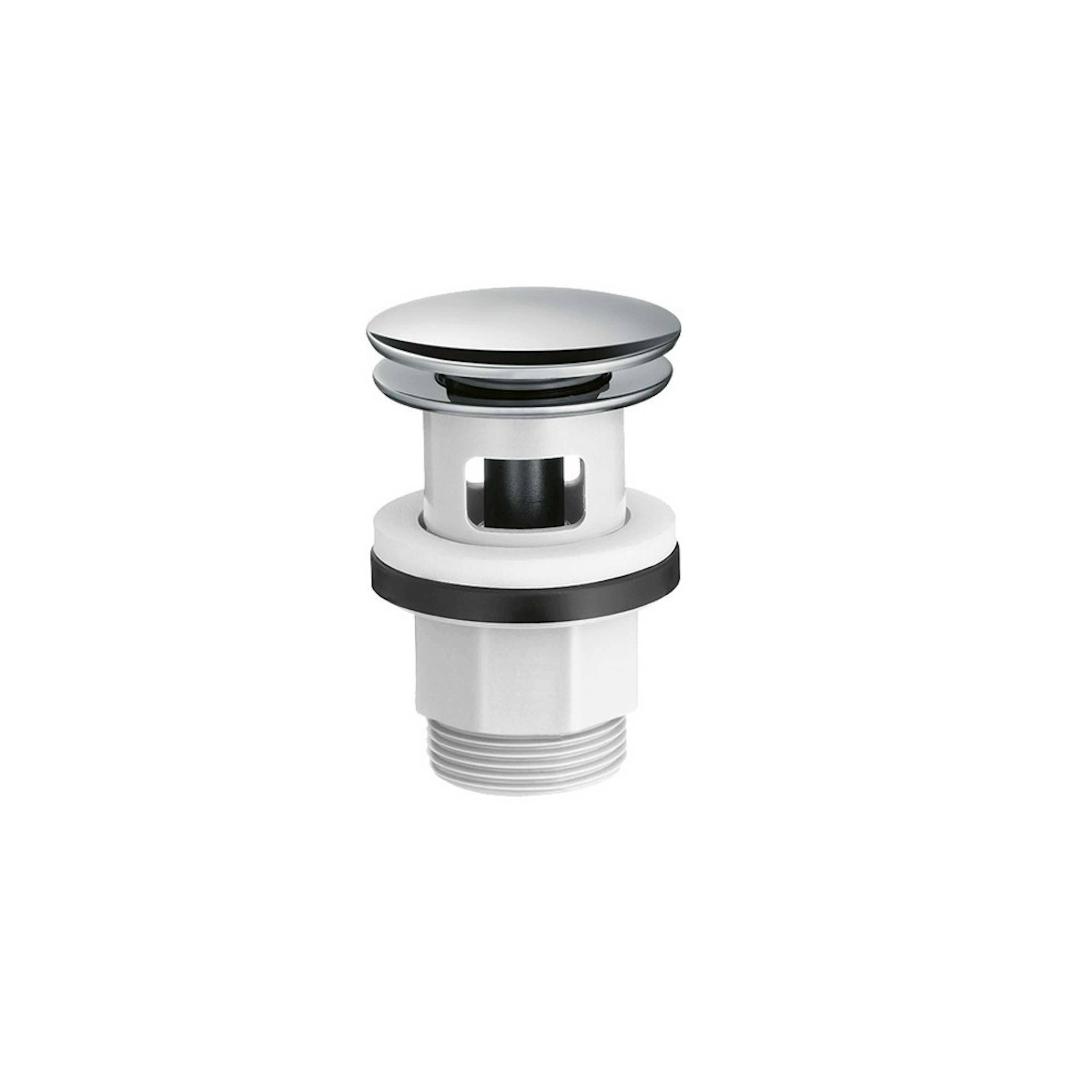 Bottenventil Hansgrohe Push-Open Krom