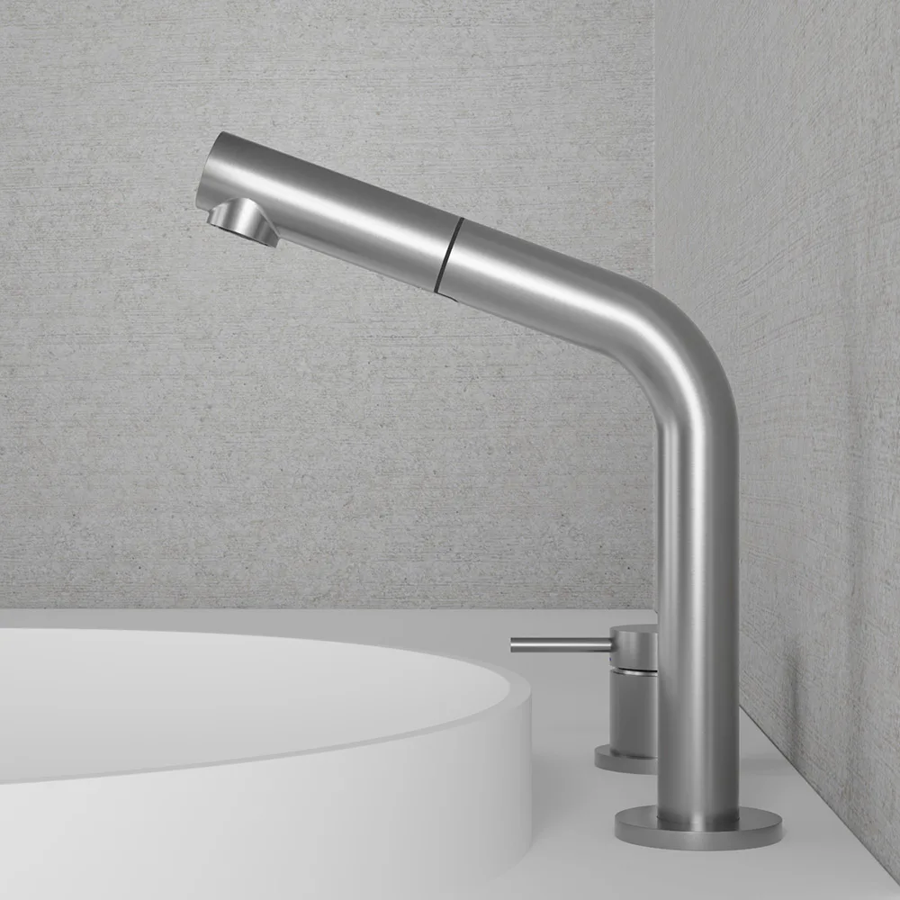 Tvättställsblandare Scandtap Steel Harmonized B2P