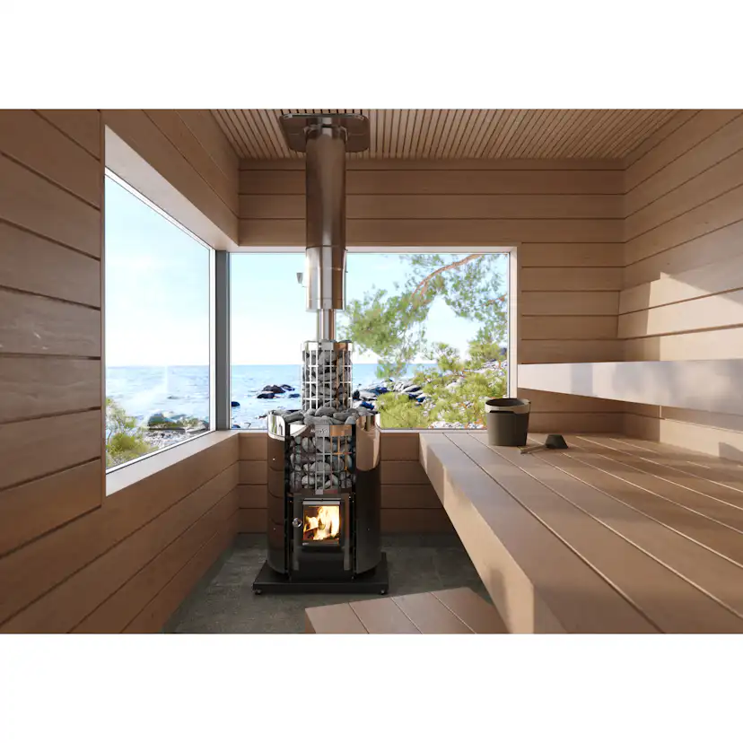 Bastutillbehör Harvia Skyddande Mantel Cilindro Rostfritt Stål