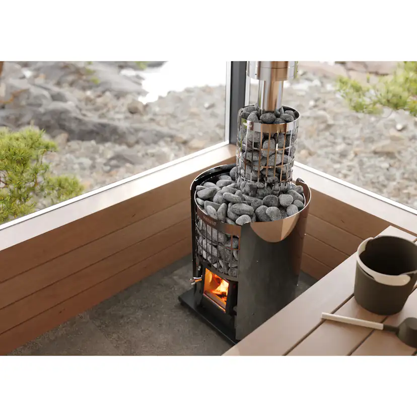 Bastutillbehör Harvia Skyddande Mantel Cilindro Rostfritt Stål