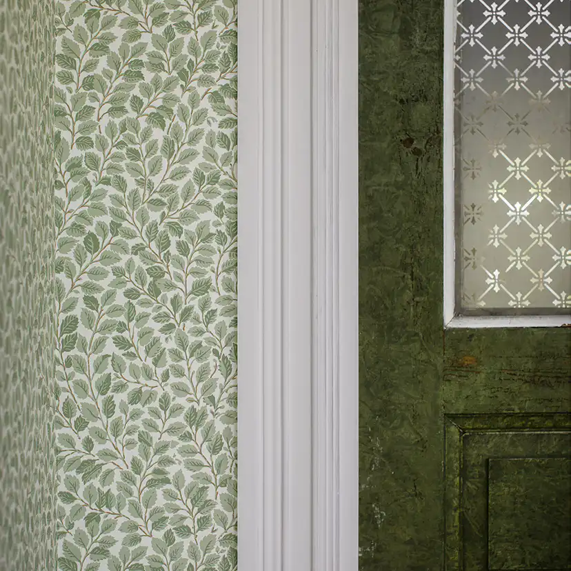 Tapet Boråstapeter Falsterbo III Hazel 7662 EasyUp, Mönstrad Grön