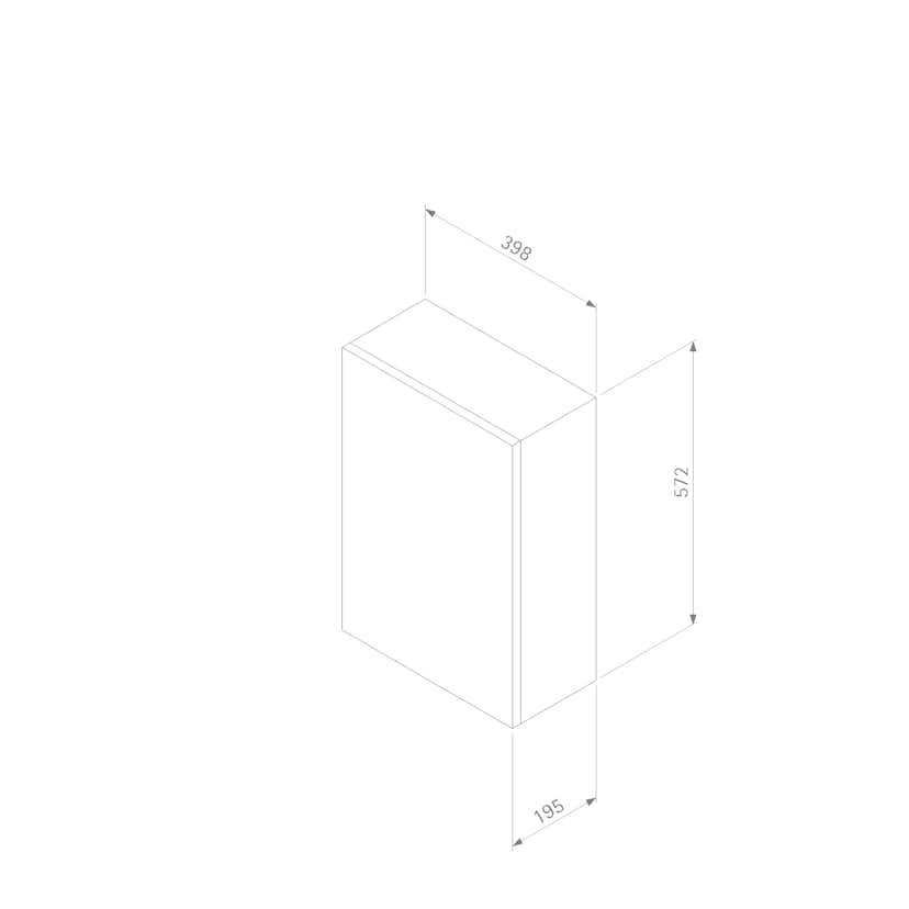 Väggskåp Ballingslöv OA40H Hideaway
