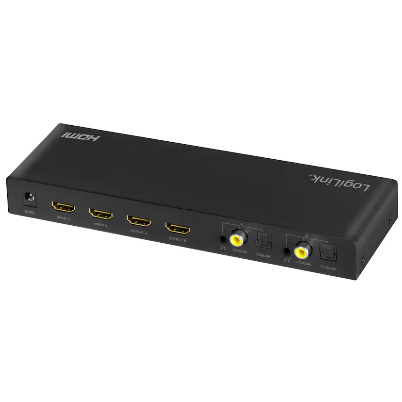 HDMI Matrix-switch LogiLink 4K/60Hz ARC HDCP HDR CEC