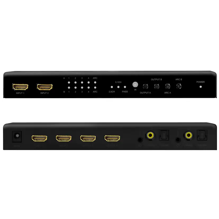 HDMI Matrix-switch LogiLink 4K/60Hz ARC HDCP HDR CEC