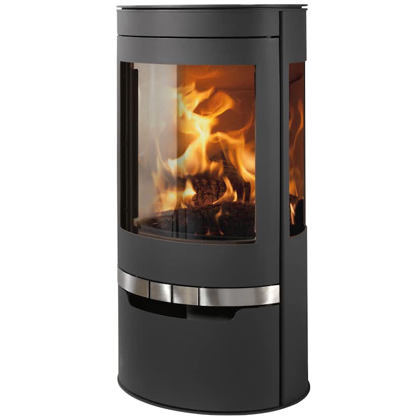 Braskamin Panadero Helsinki EcoDesign Fristående med Sidoglas 8kW