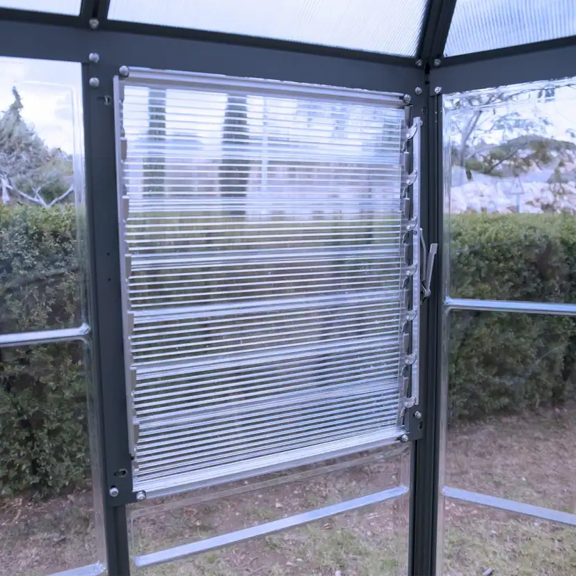 Växthus Canopia by Palram Oasis Hexagonal Aluminiumstomme med UV-Skyddade Polykarbonatpaneler, 6.1 m2