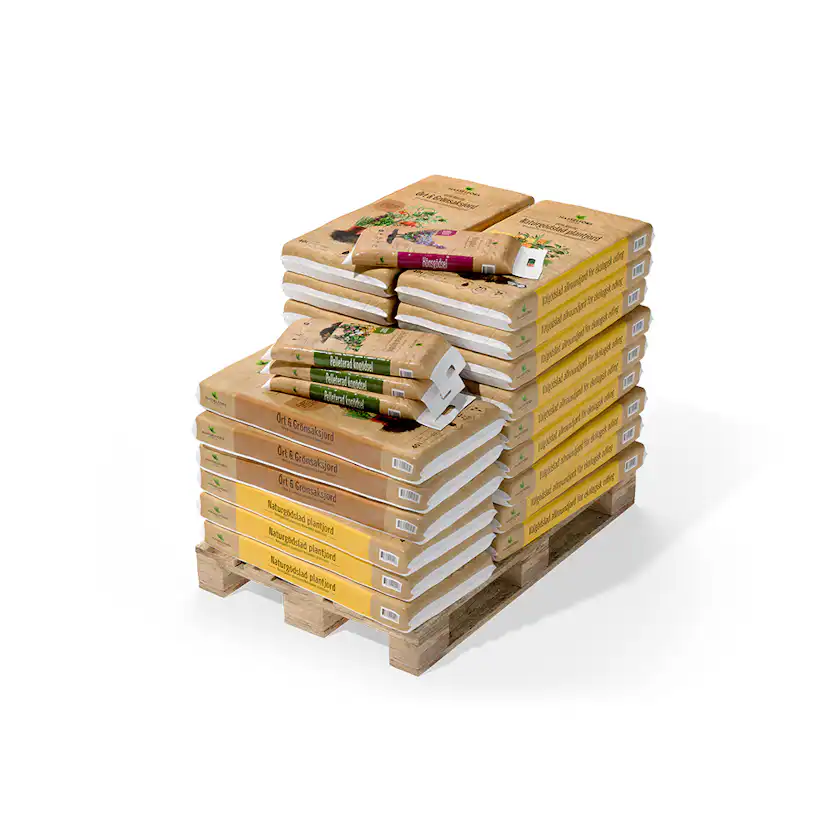 Planteringsjord Hasselfors Garden Odla, KRAV-Märkt Trädgårdsjord, Mixpall 1020L