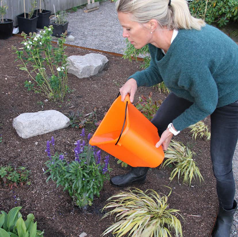 Hink Flexigarden Trican med Softgriphandtag Cerise, Orange, Lime 17 l