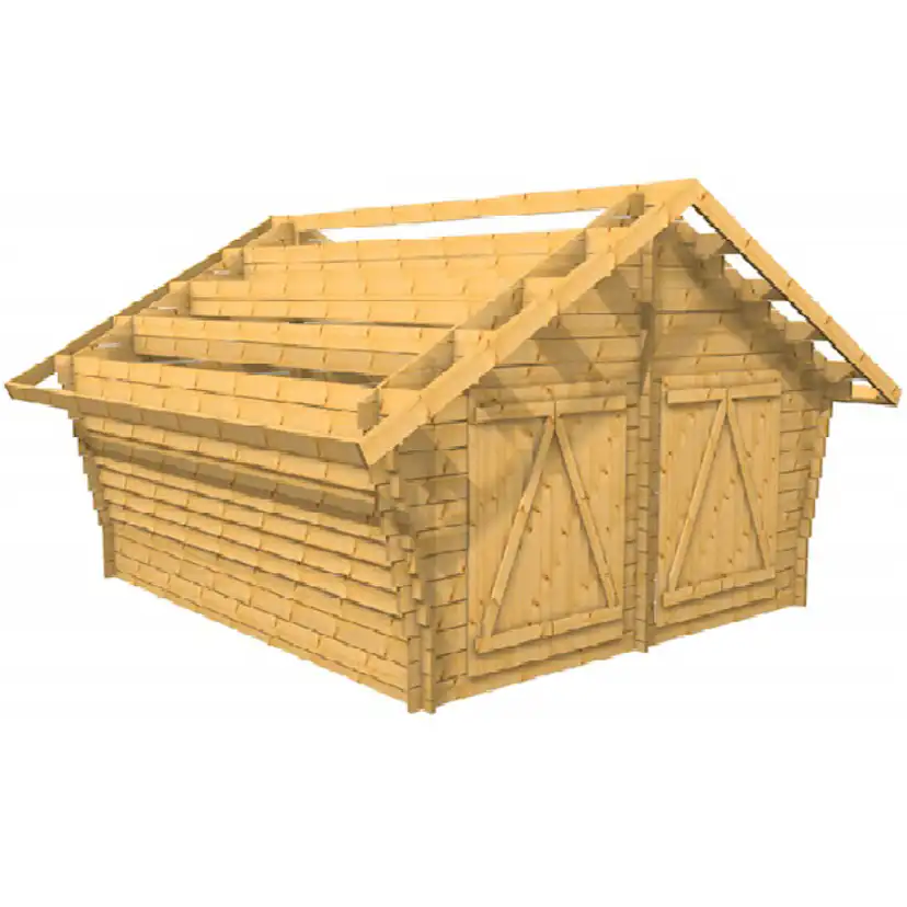 Timmerlada LP Garden R16 Glesa Väggar 16 m2