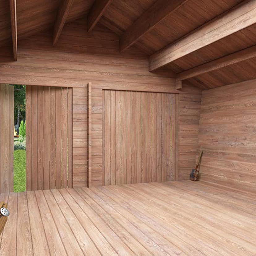 Timmerlada LP Garden U20 Täta Väggar 20 m2