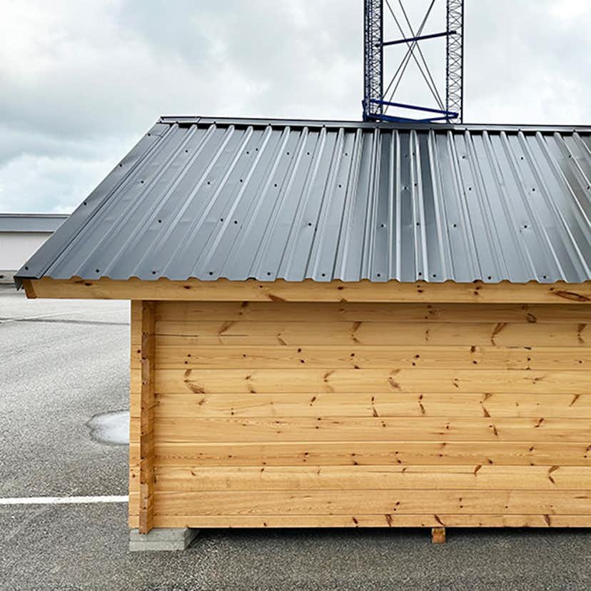 Plåttakspaket LP Garden För Timmerlada R10 R-20