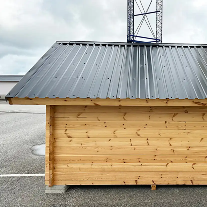 Plåttakspaket LP Garden För Timmerlada R16 R-20