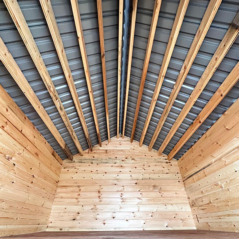 Plåttakspaket LP Garden För Timmerlada R20 R-20