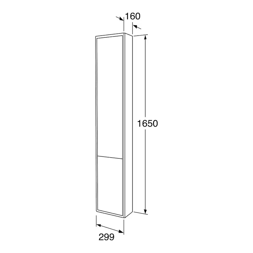 Högskåp Gustavsberg Graphic