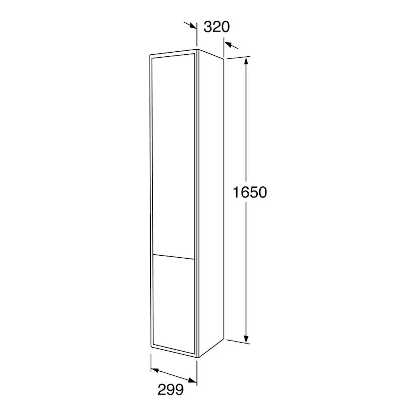 Högskåp Gustavsberg Graphic