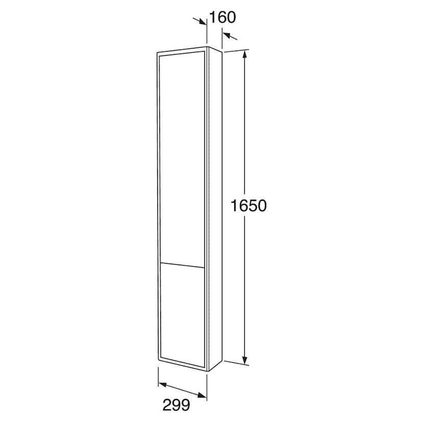 Högskåp Gustavsberg Graphic