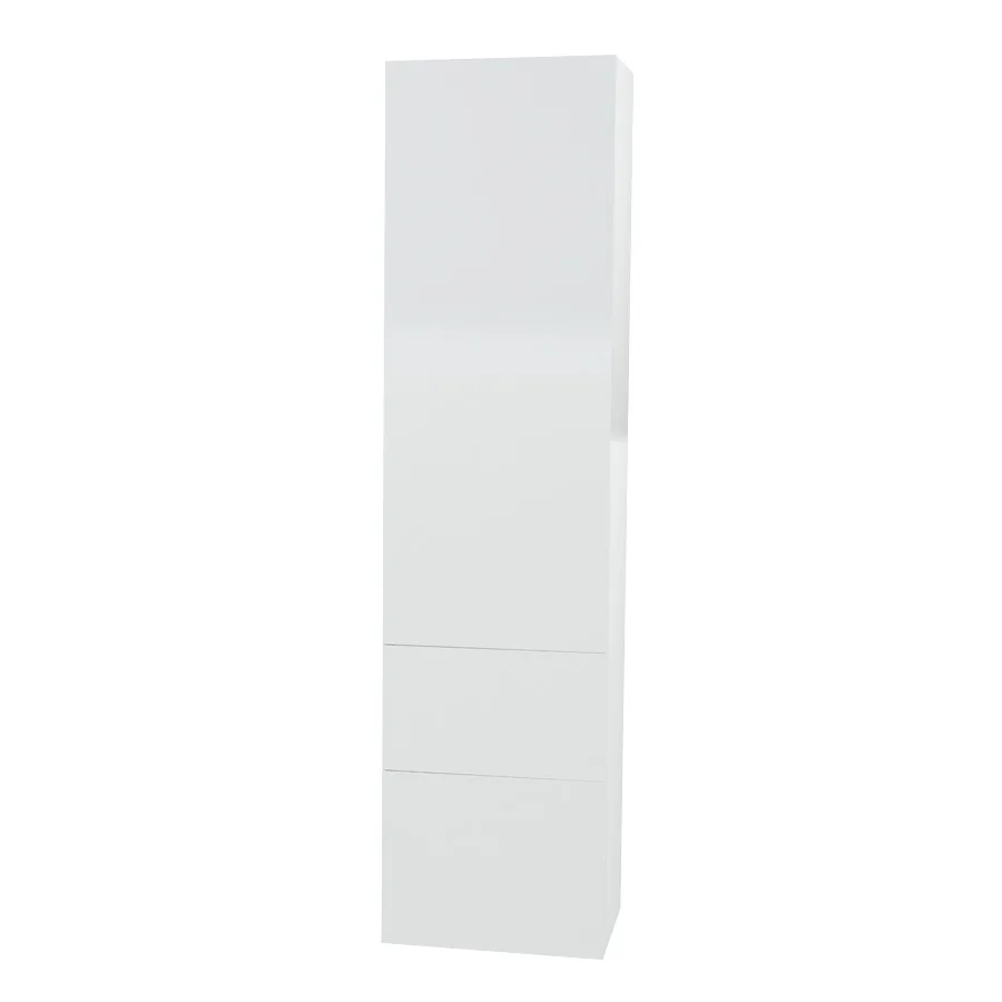 Högskåp Miller Badrum New York med Dörrförvaring & 2 Lådor