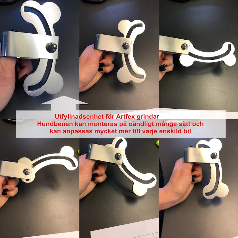 Hundgrind Artfex Modell 2 Enkeldörr