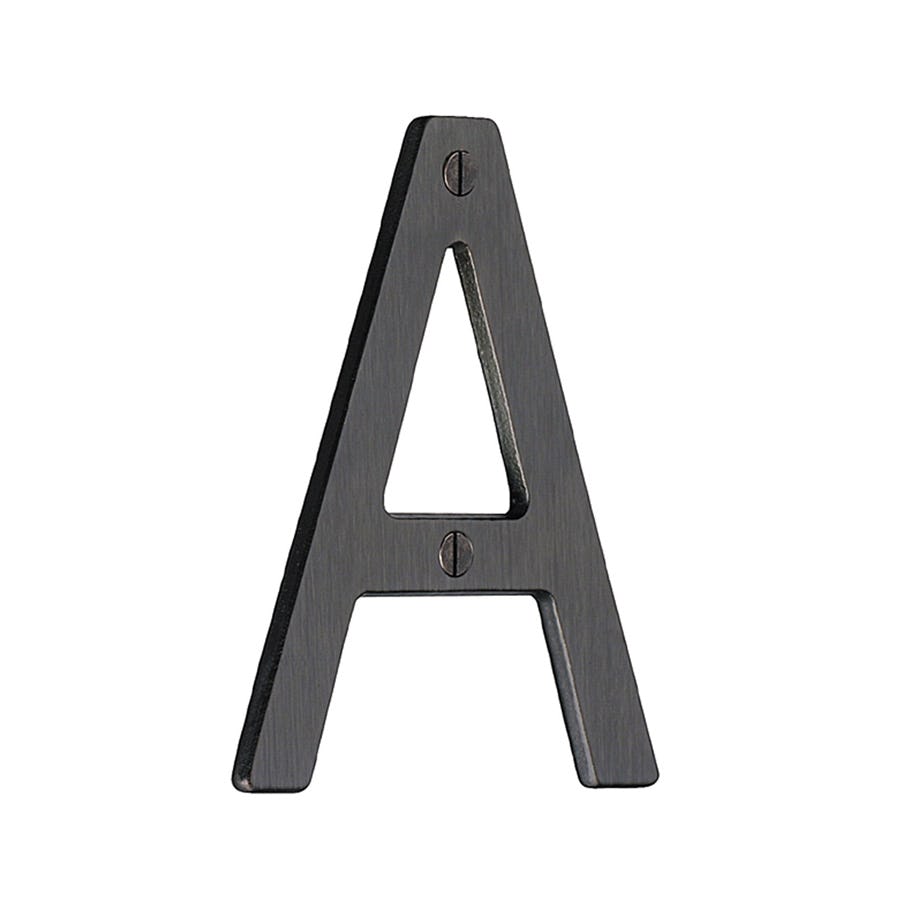 Husnummer Beslagsboden Oxiderad Mässing