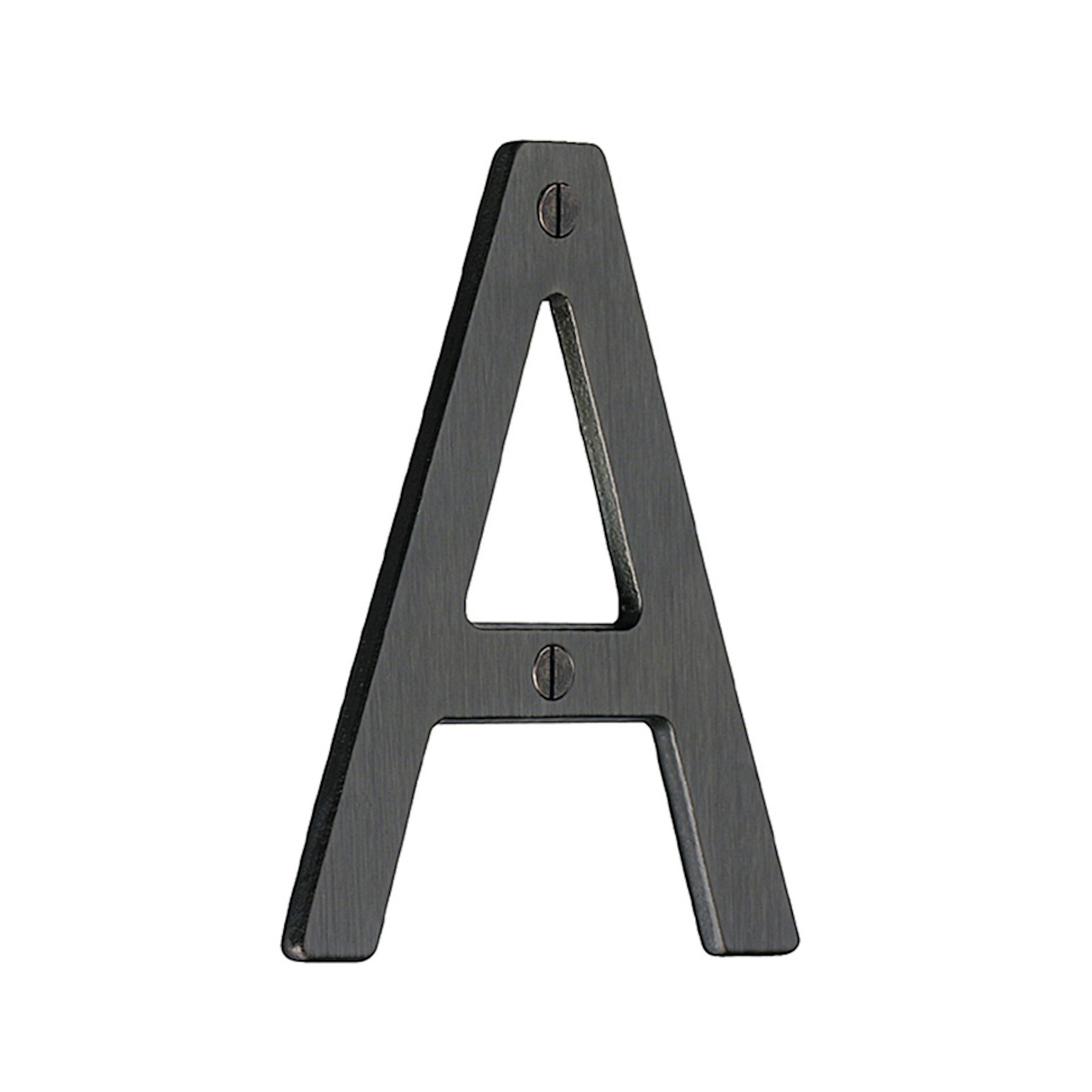 Husnummer Beslagsboden Oxiderad Mässing