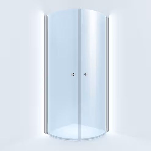 Duschhörn Arrow Basic Round Klarglas