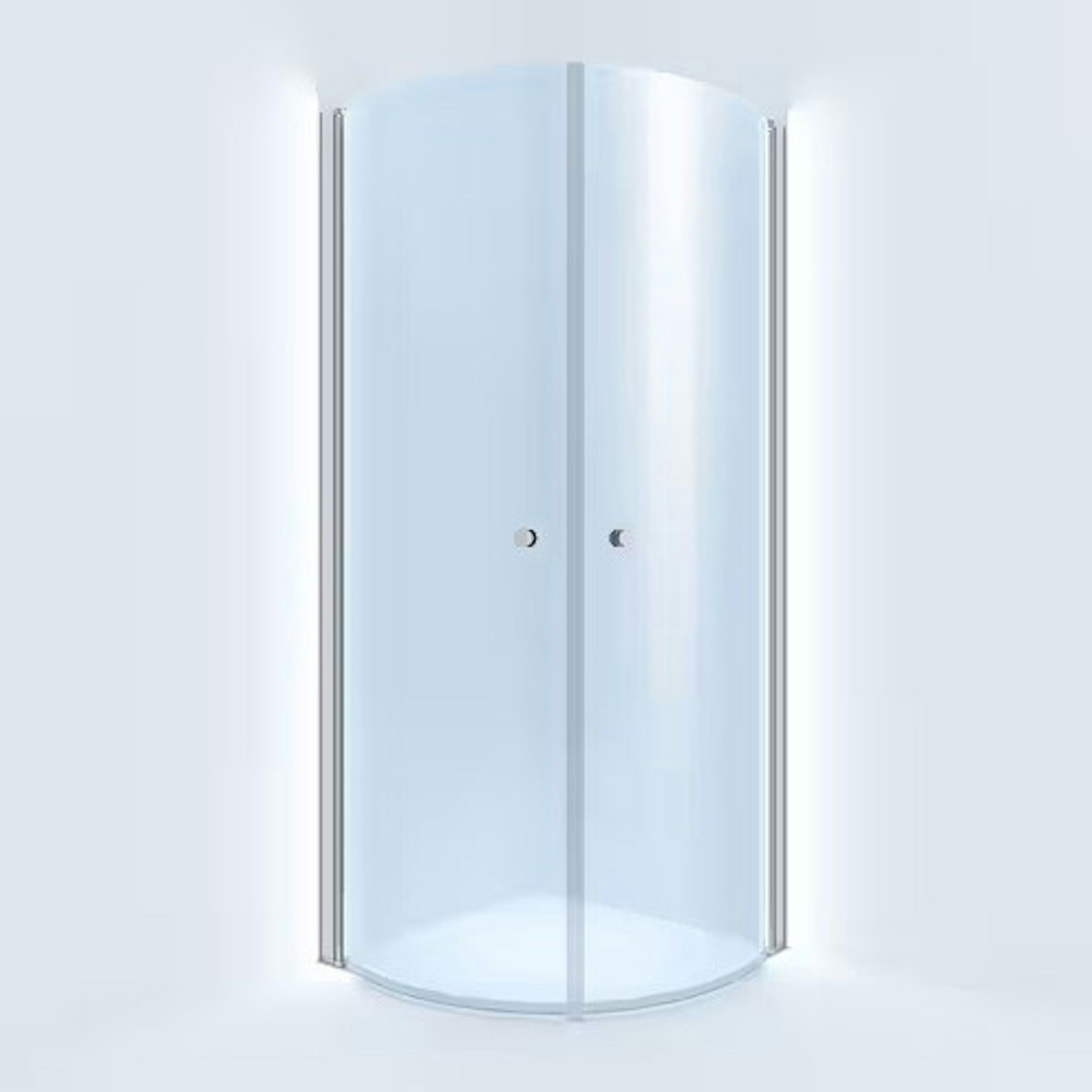 Duschhörn Arrow Basic Round Klarglas