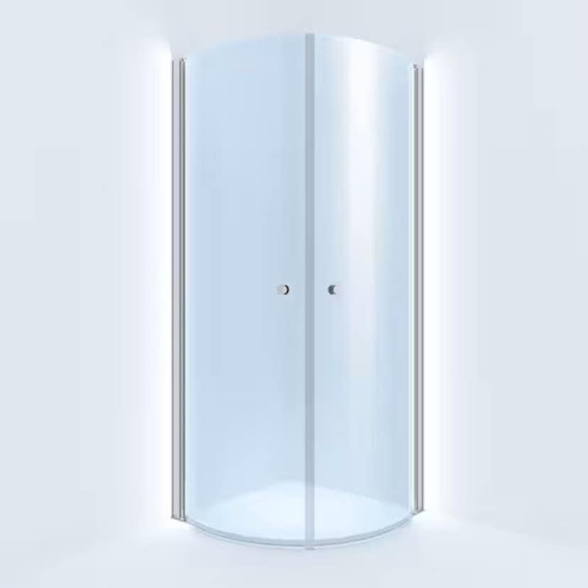 Duschhörn Arrow Basic Round Klarglas