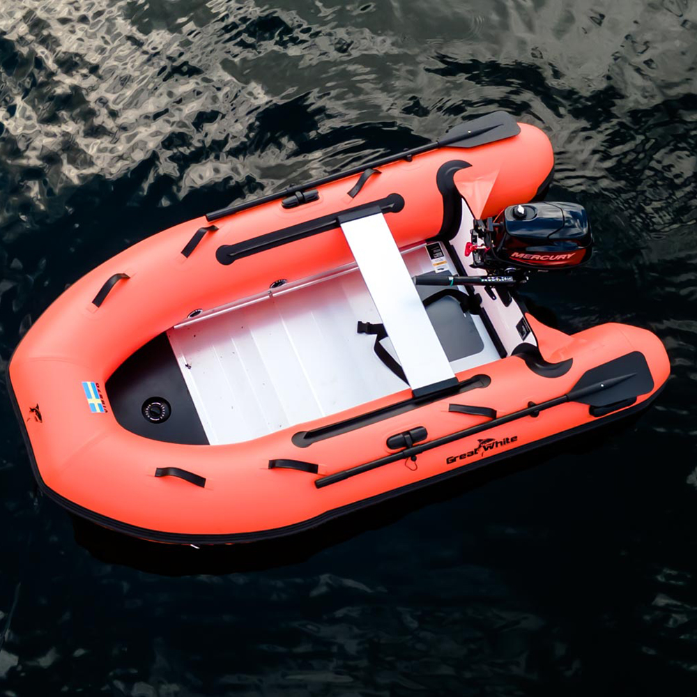 Gummibåt GreatWhite VIB270 Luftdurk Orange