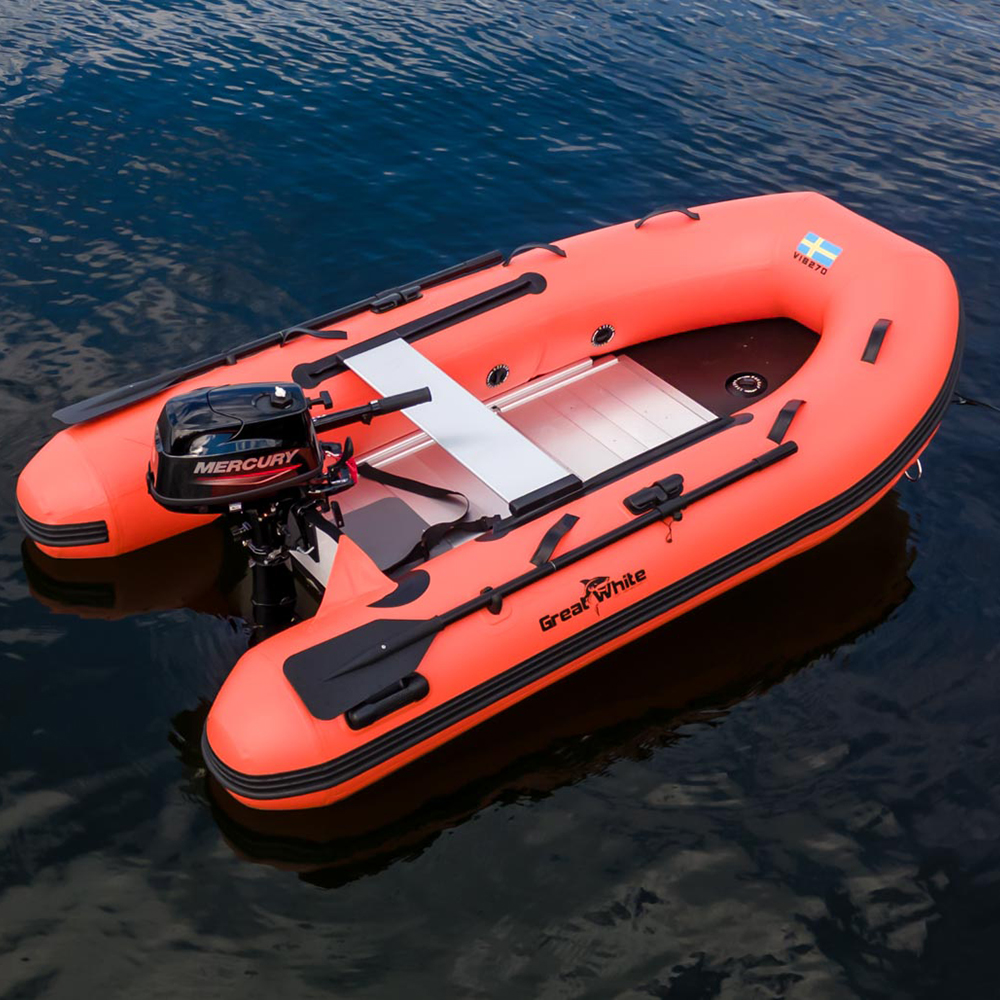 Gummibåt GreatWhite VIB270 Luftdurk Orange