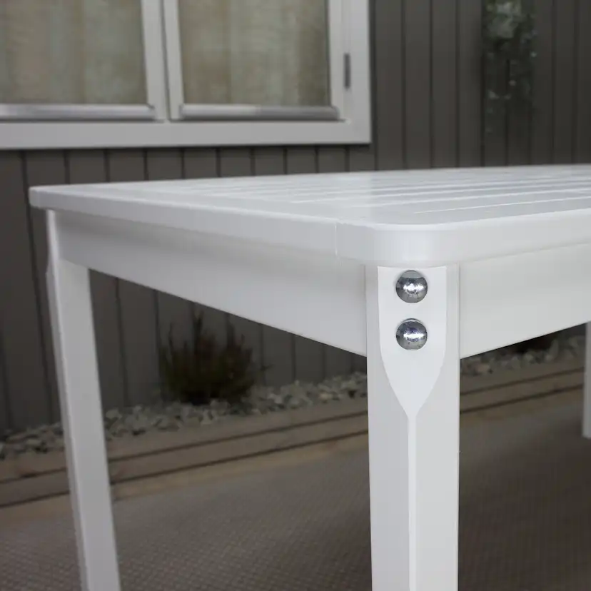 Utebord Baltic Garden Europe Vit