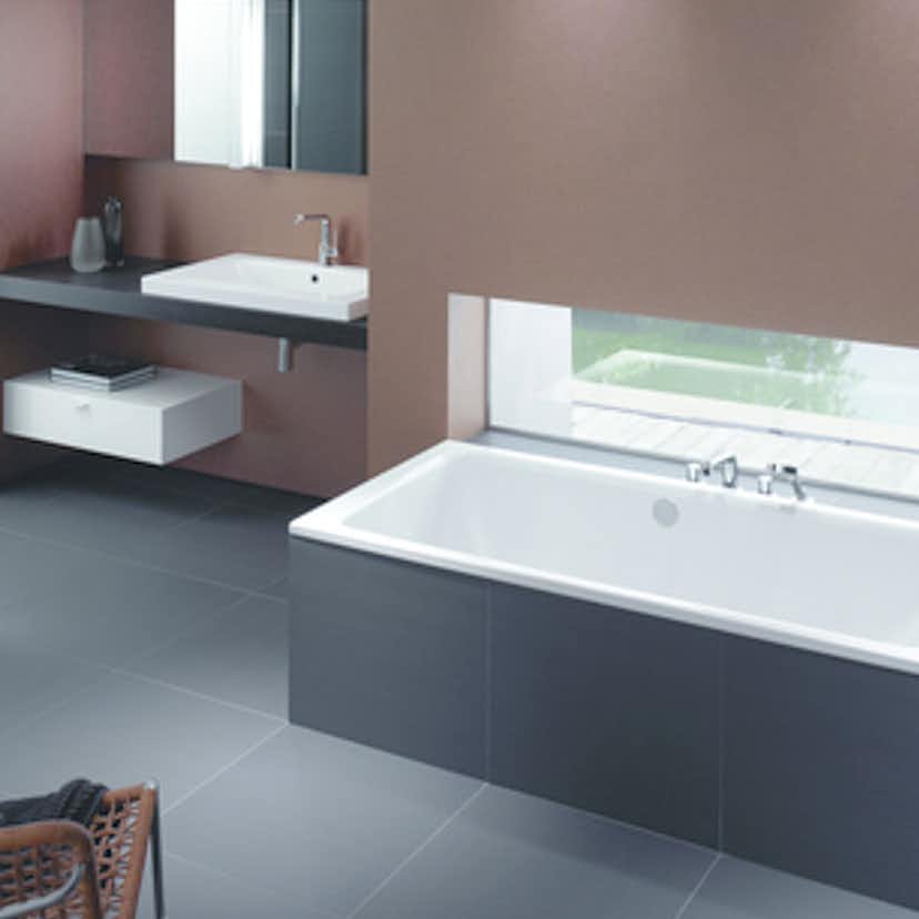 Inbyggnadsbadkar Gustavsberg 1900 Duo