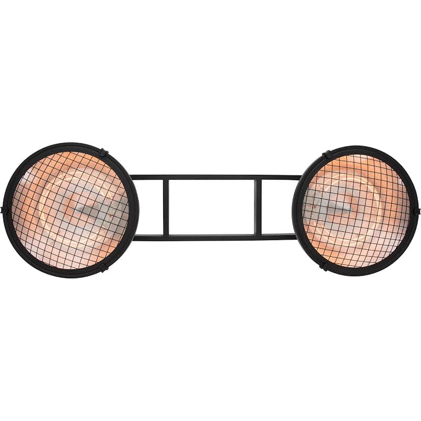 Infravärmare SunRed Indus II IND-3000H Terrassvärmare Svart Hängande 2100 W