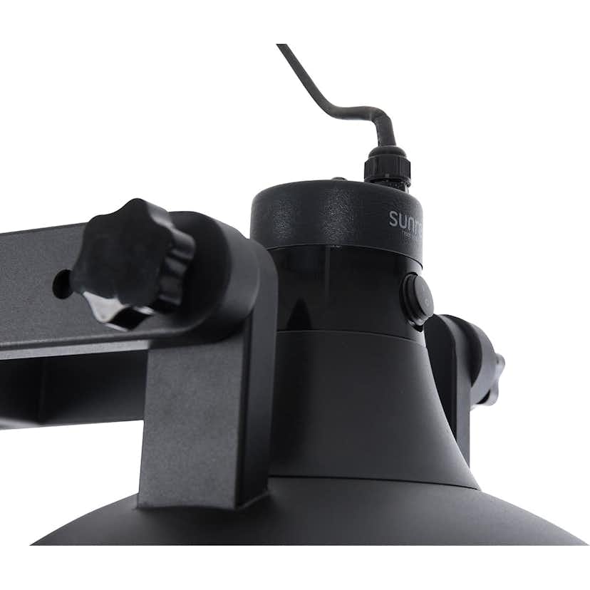 Infravärmare SunRed Indus II IND-3000H Terrassvärmare Svart Hängande 2100 W