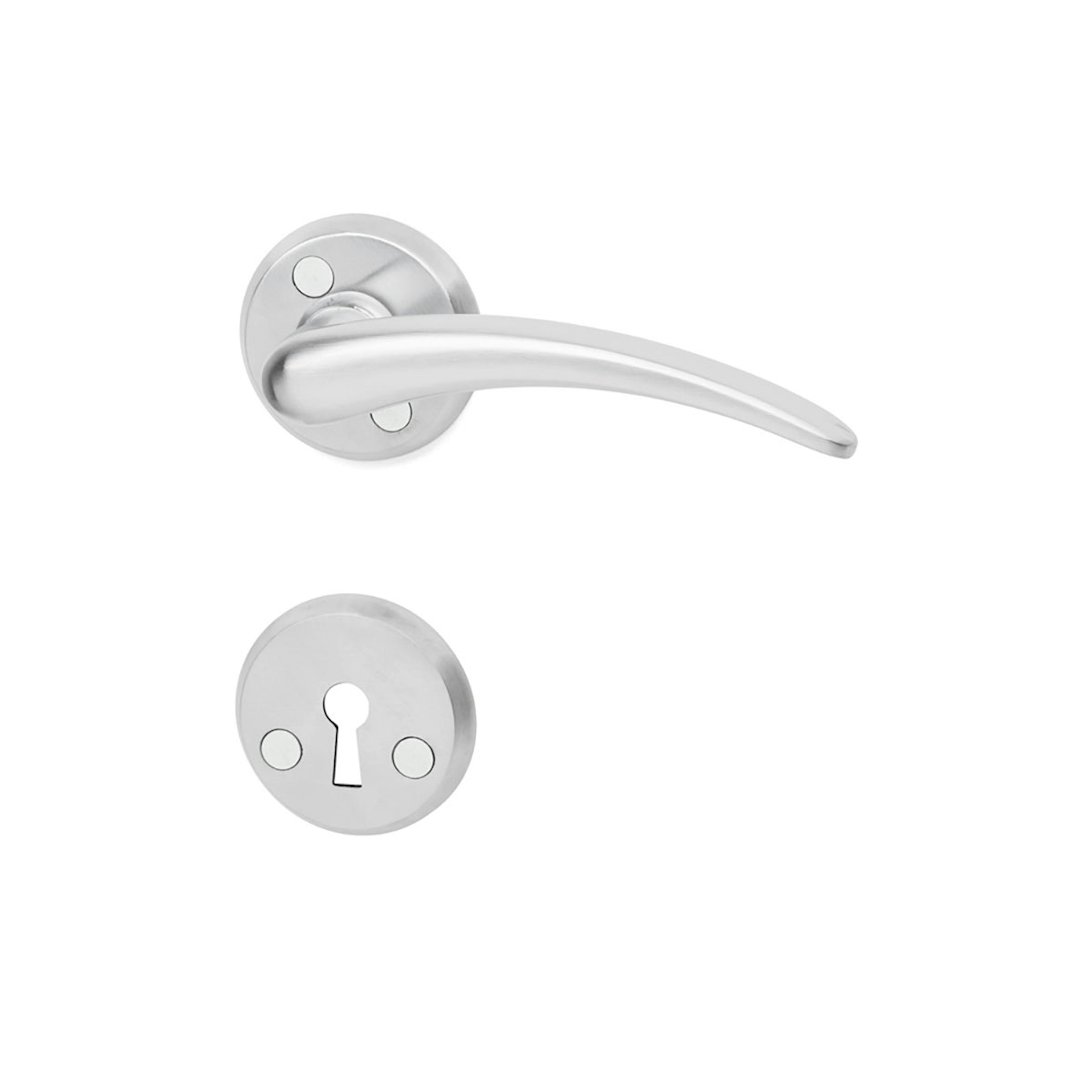 Innerdörrhandtag Habo Valencia Borstad Krom