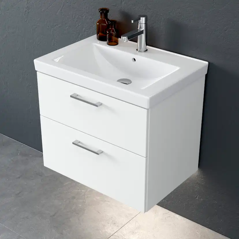 Tvättställsskåp INR Viskan Solid med 2 Lådor