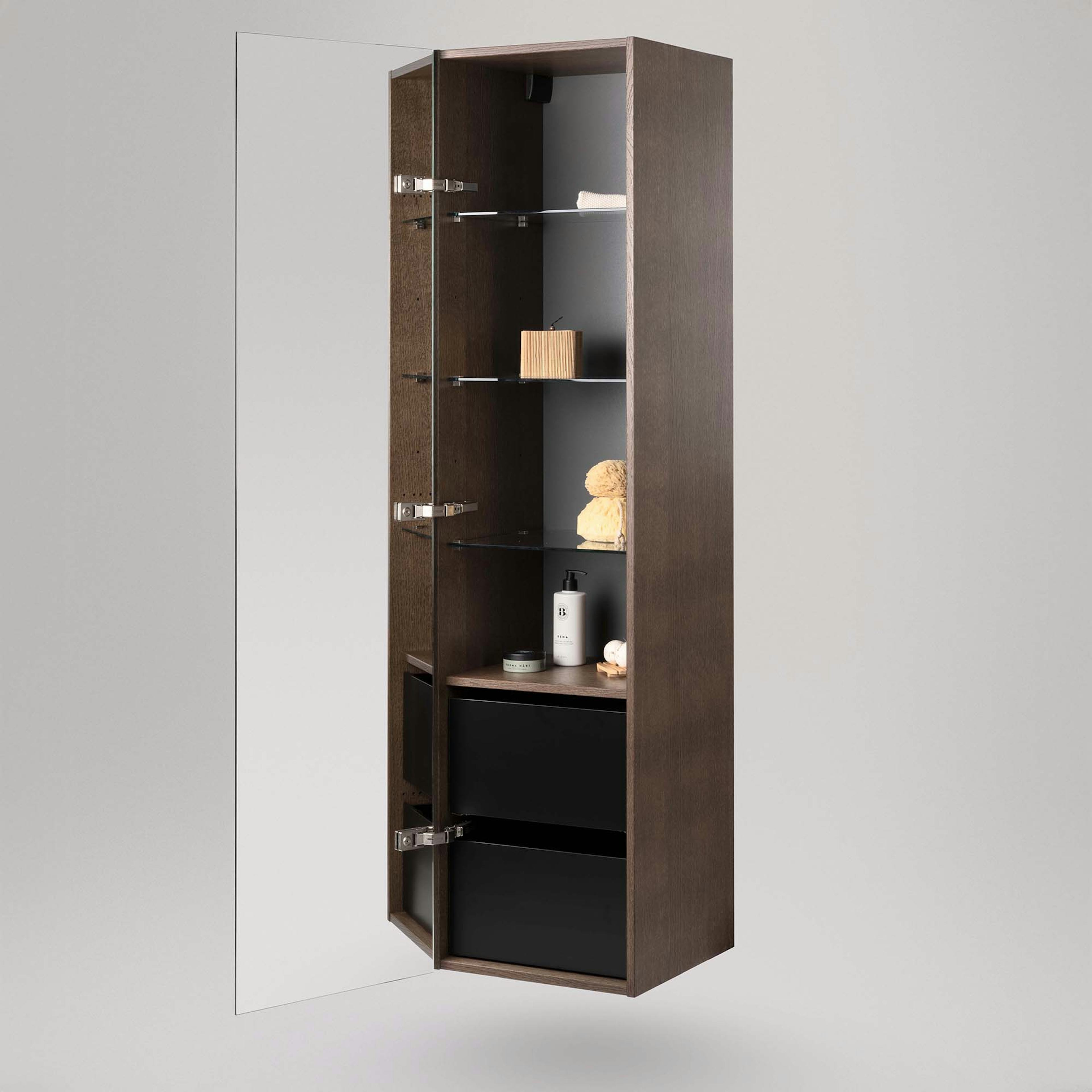 Högskåp INR Twin 40 med 2 Lådor