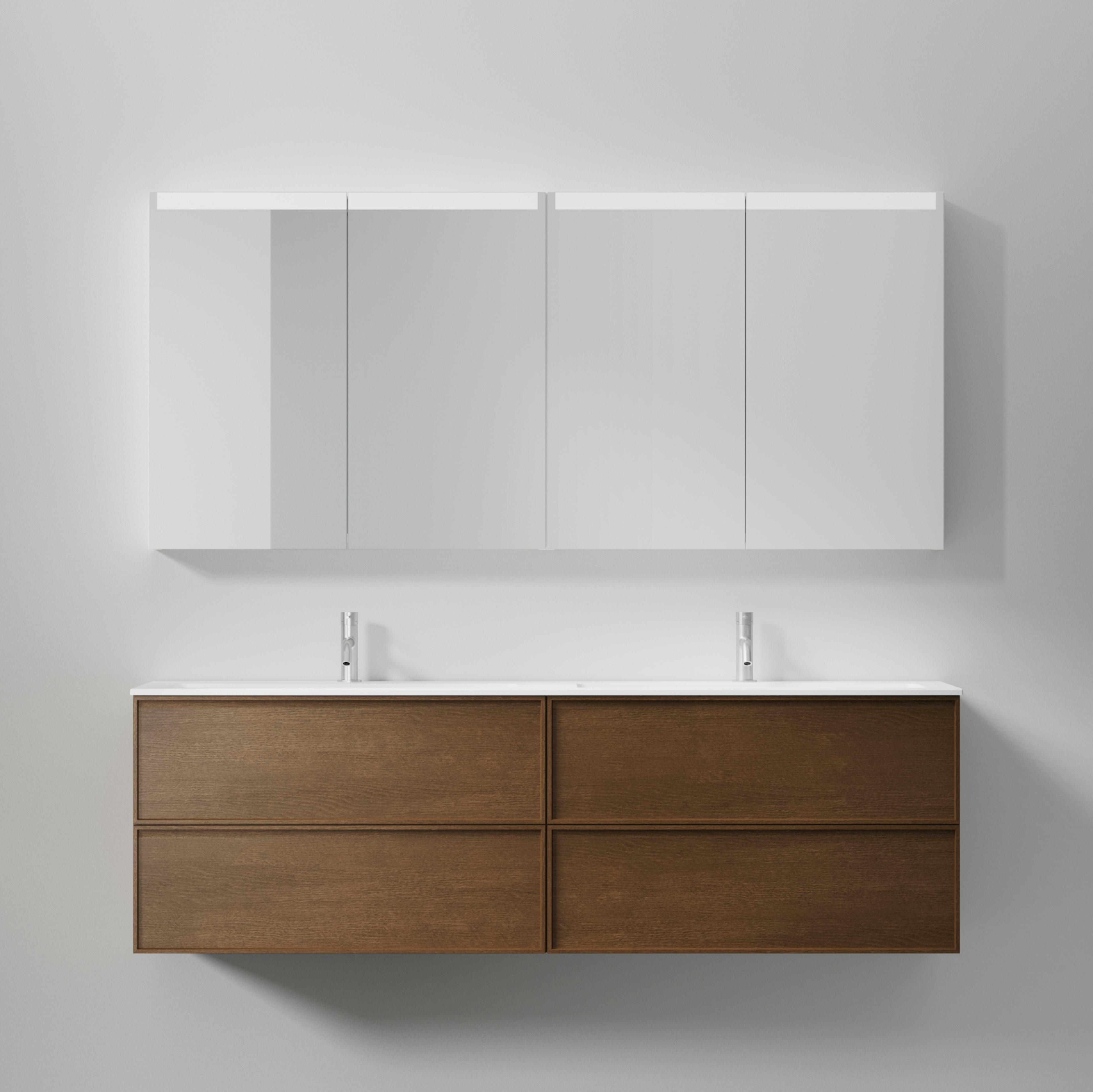 Tvättställsskåp INR Core Sense med 4 Lådor