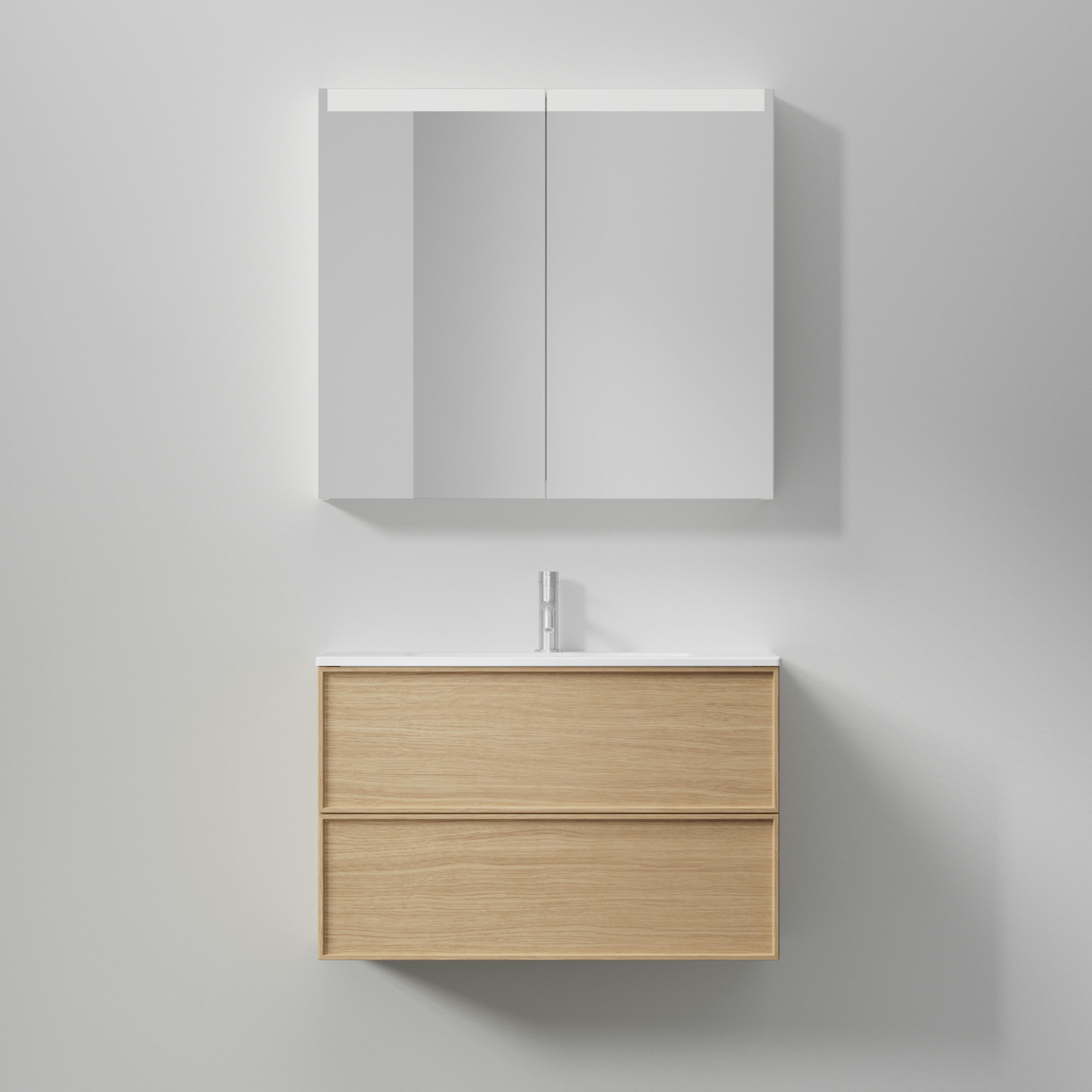 Tvättställsskåp INR Core Sense med 2 Lådor