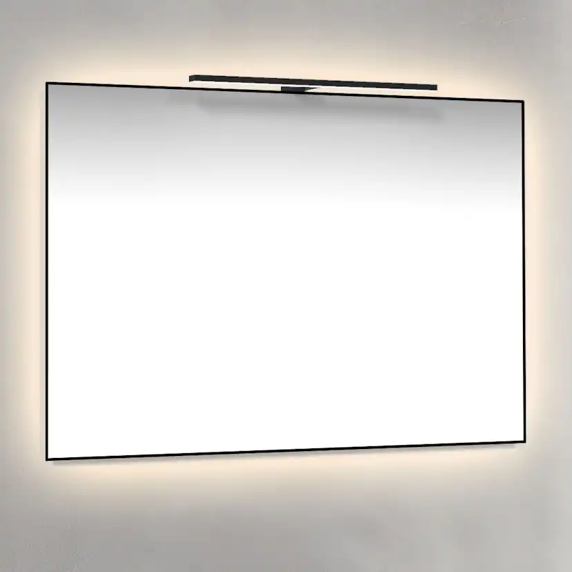Spegel Macro Design Crown Ambilight T-belysning Med Ram