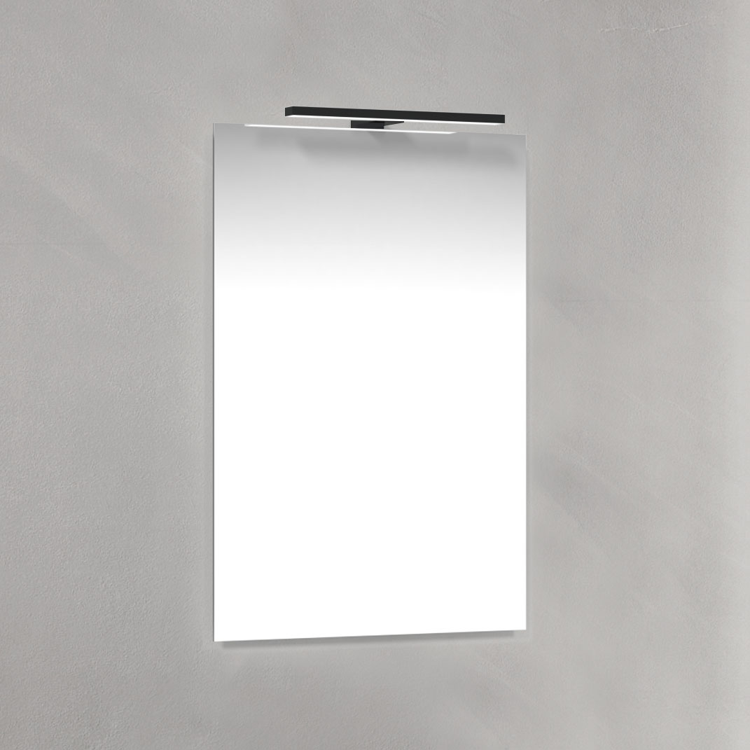 Spegel Macro Design med Svart T-belysning