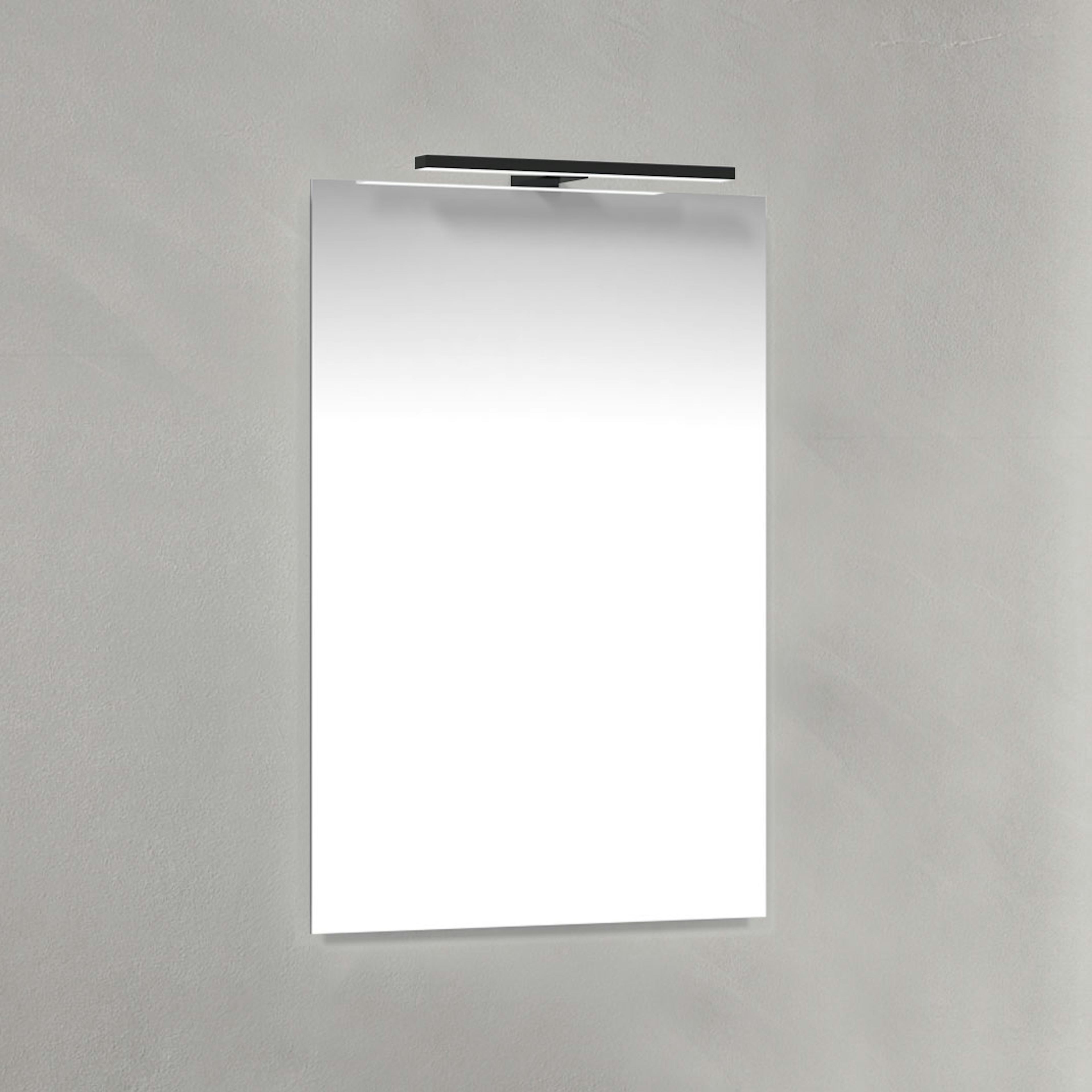 Spegel Macro Design med Svart T-belysning