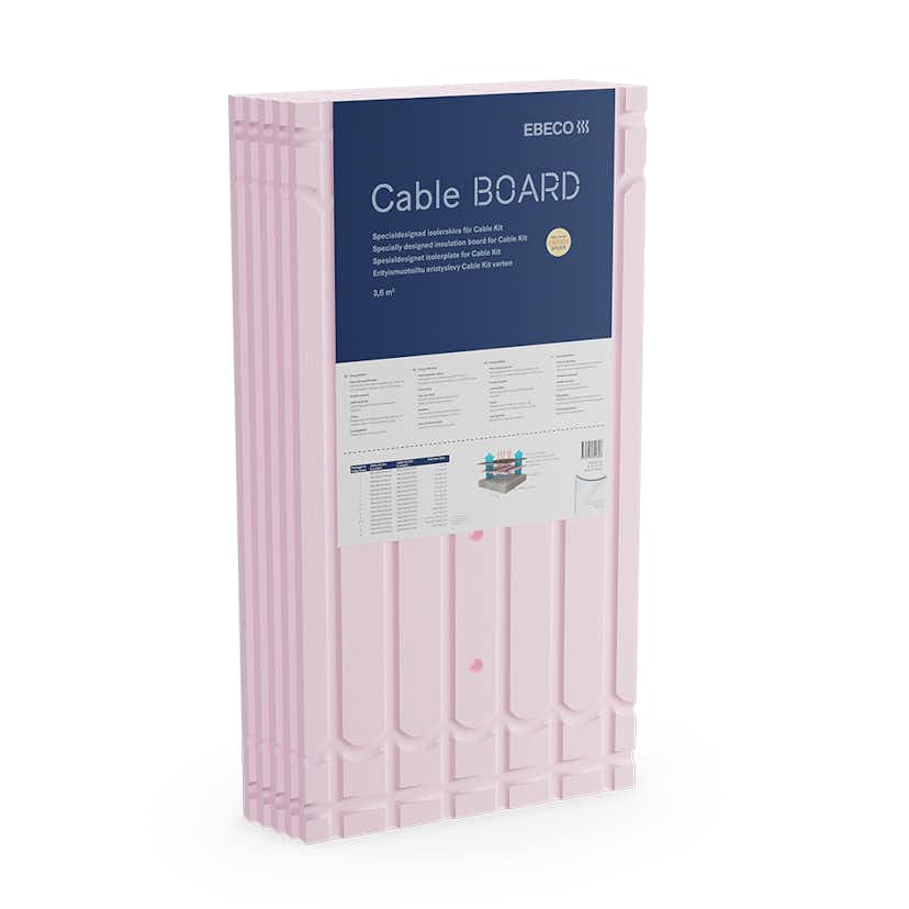 Isolerskiva Ebeco Cable Board Tillbehör till Golvvärme Cable Kit 200 & 500