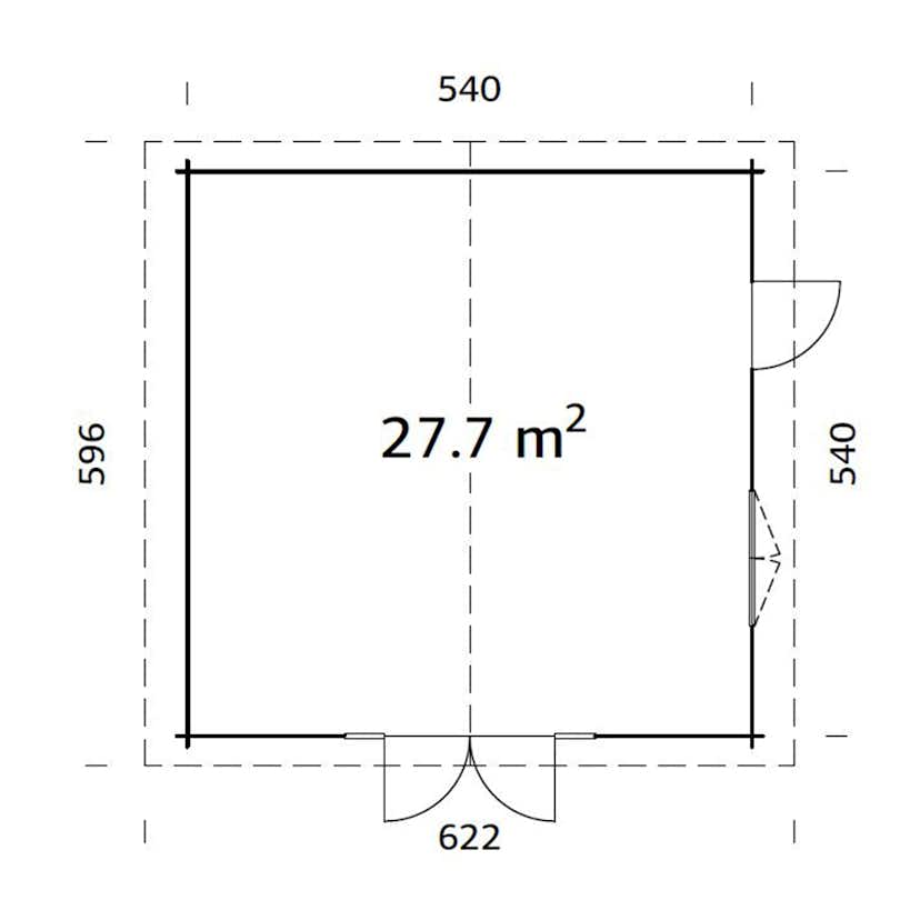 Stuga Palmako Irene 29,2 m2