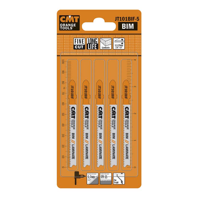Sticksågblad CMT Orange Tools 58mm BIM Laminat 5 st