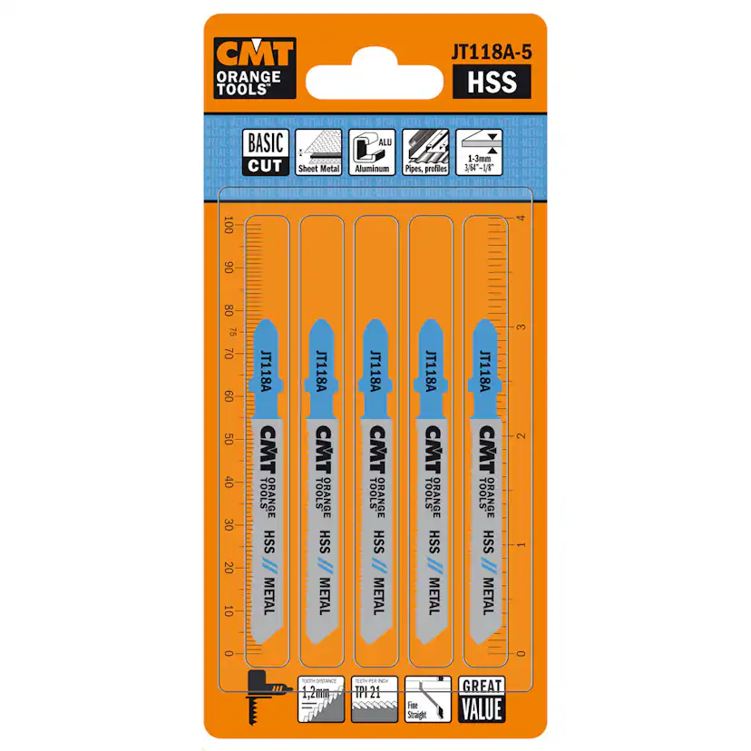 Sticksågblad CMT Orange Tools Metall 50mm HSS Metal Basic