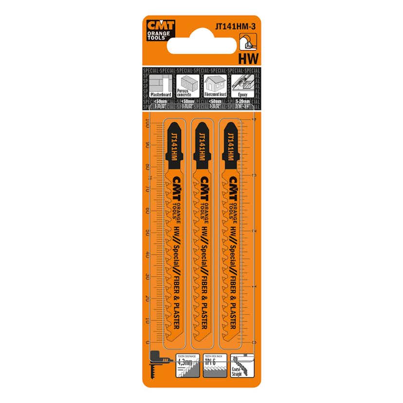 Sticksågblad CMT Orange Tools Gips/Cement 75mm HM 3 st