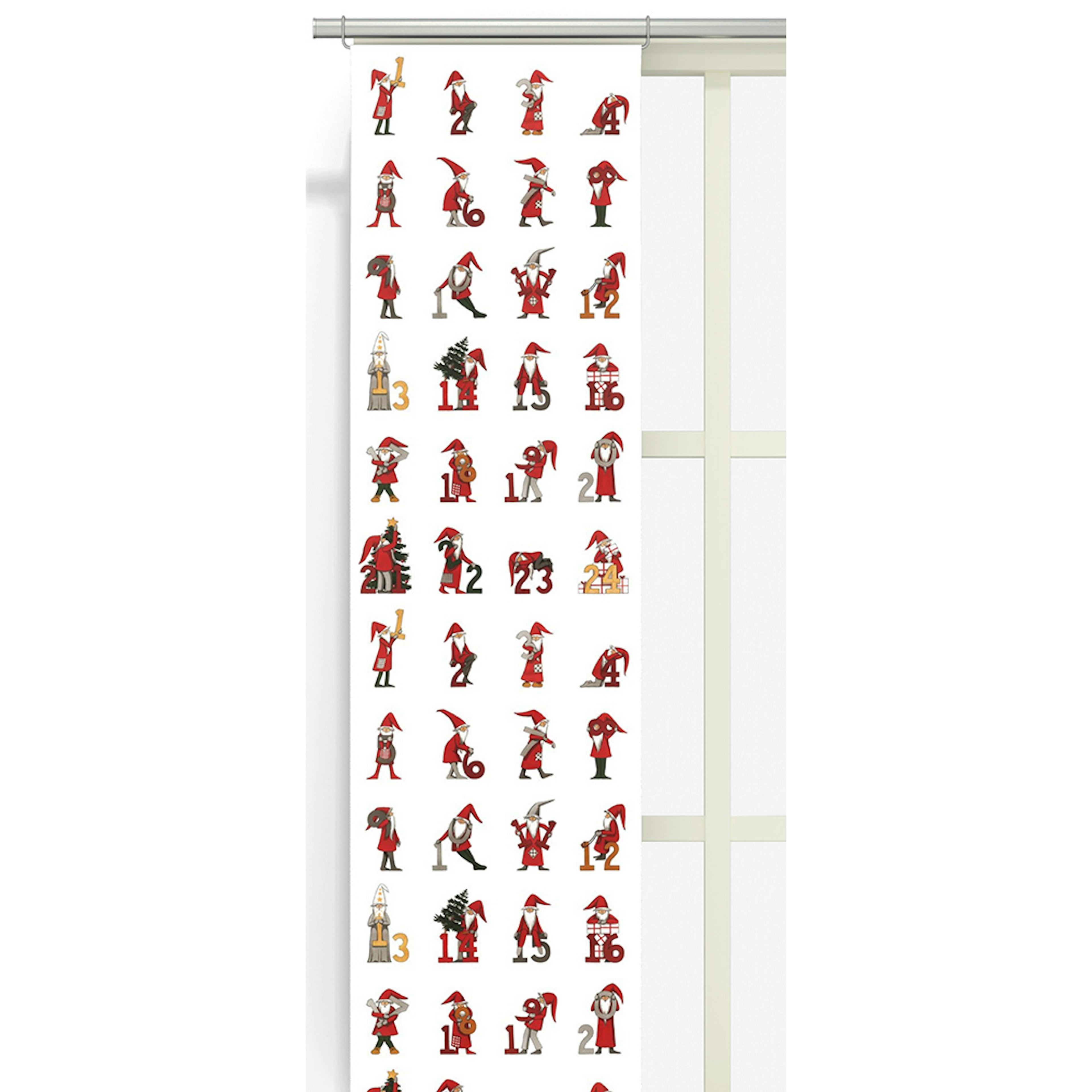 Panellängd Arvidssons Textil Kalendertomtar