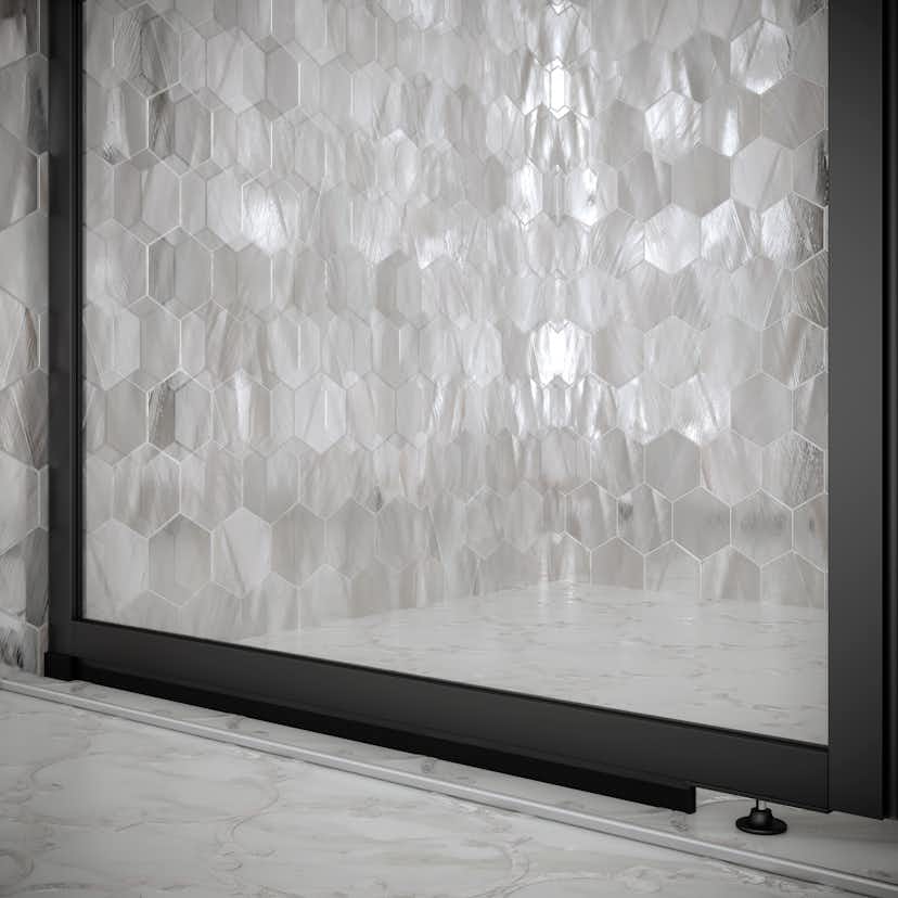 Duschvägg Hietakari Bläk 800 Shanghai Fast