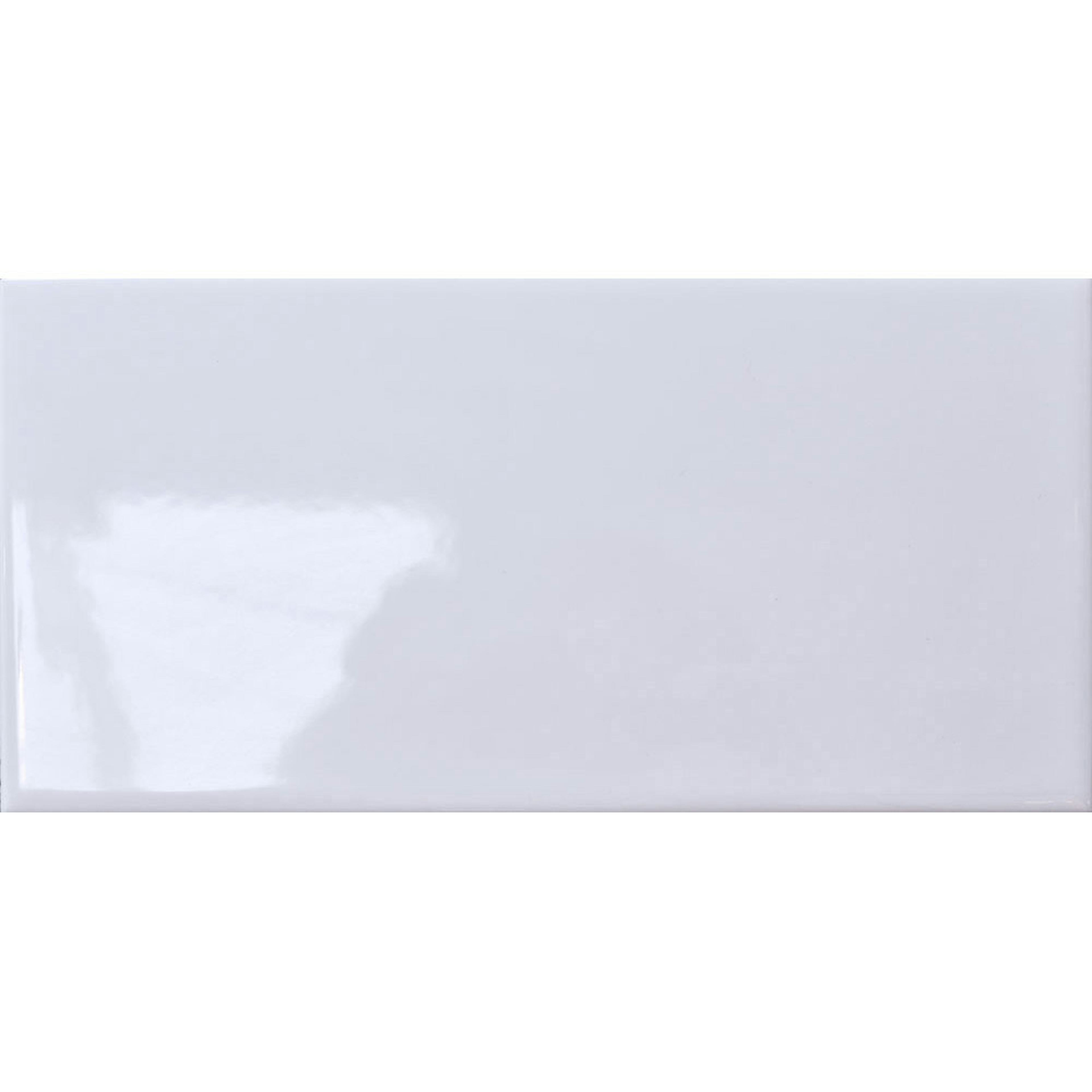 Kakel Tenfors Vit Slät Blank 7,5x15 cm