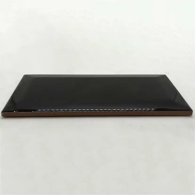 Kakel Tenfors Metro Svart Blank 7,5x15 cm